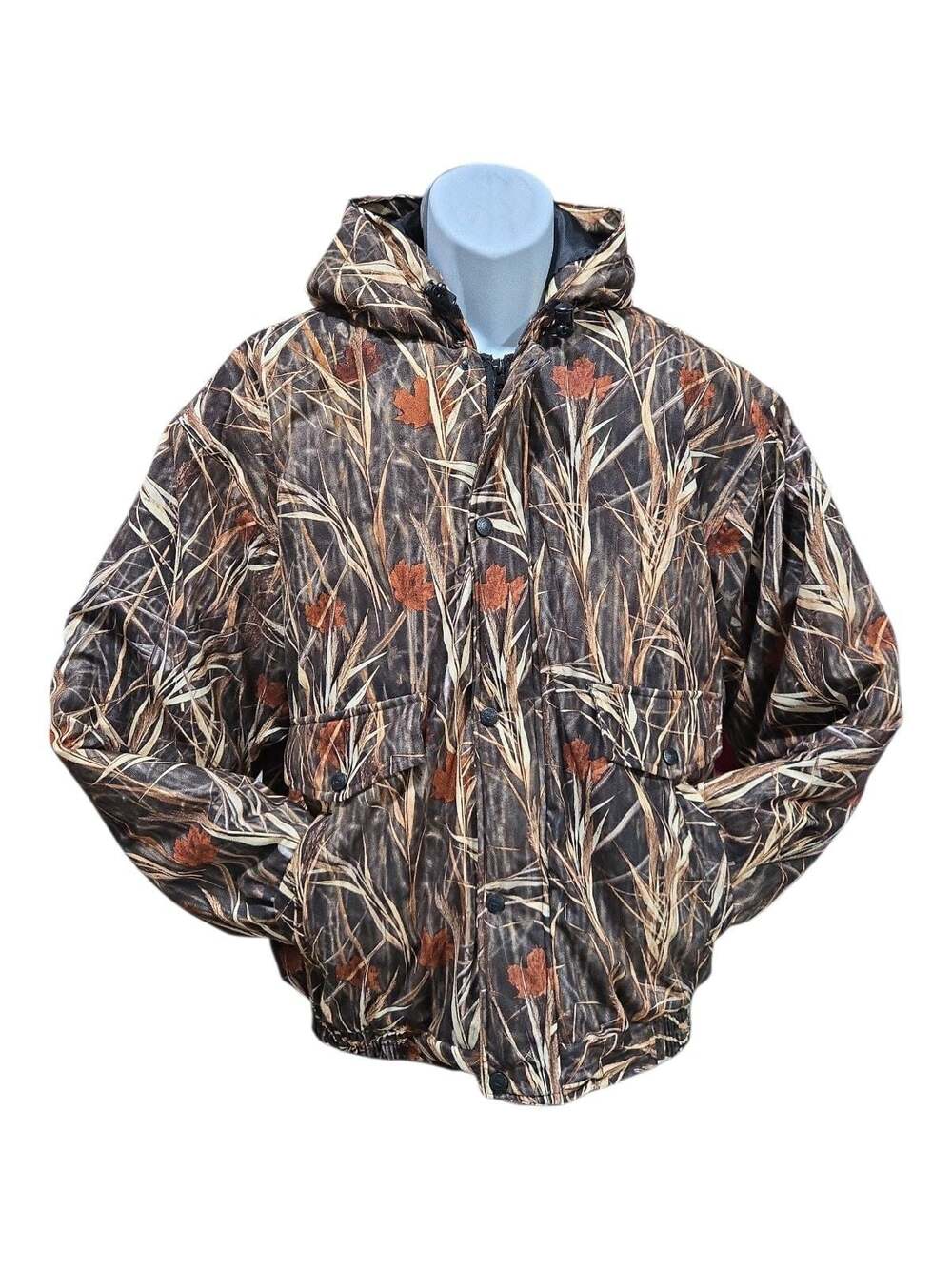 WFS Element Gear Real Grass Camo Duck Hunting Jacket, Size M